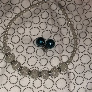 Earrings and headband